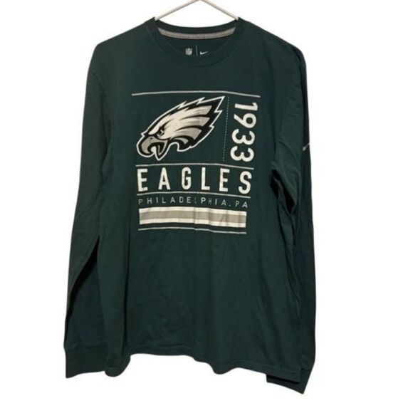 Philadelphia Eagles 1933 Size Large Nike Long Sleeved T-Shirt - Picture 1 of 4